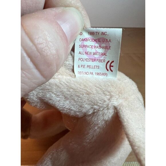 TY Beanie Baby - KNUCKLES the Pig (5 inch) 1999 - Picture 6 of 8